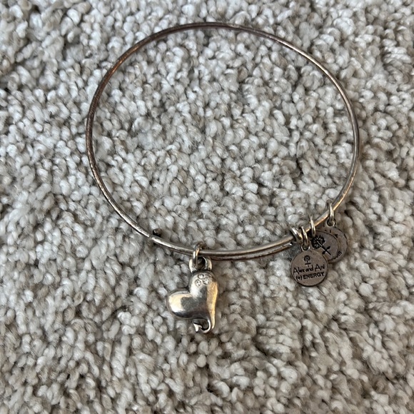 Alex and Ani heart and love charm bracelet set - Picture 5 of 8